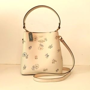 Coach Floral Small Bucket Bag